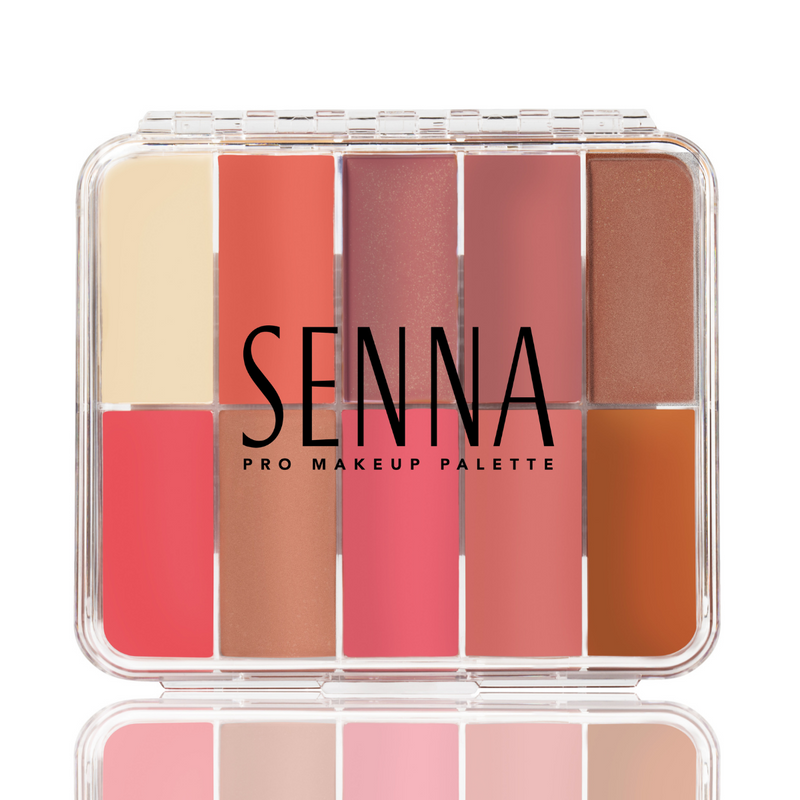 Senna Mini Slipcover Cream to Powder Palette Cheeky Blush Matte & Glow 2