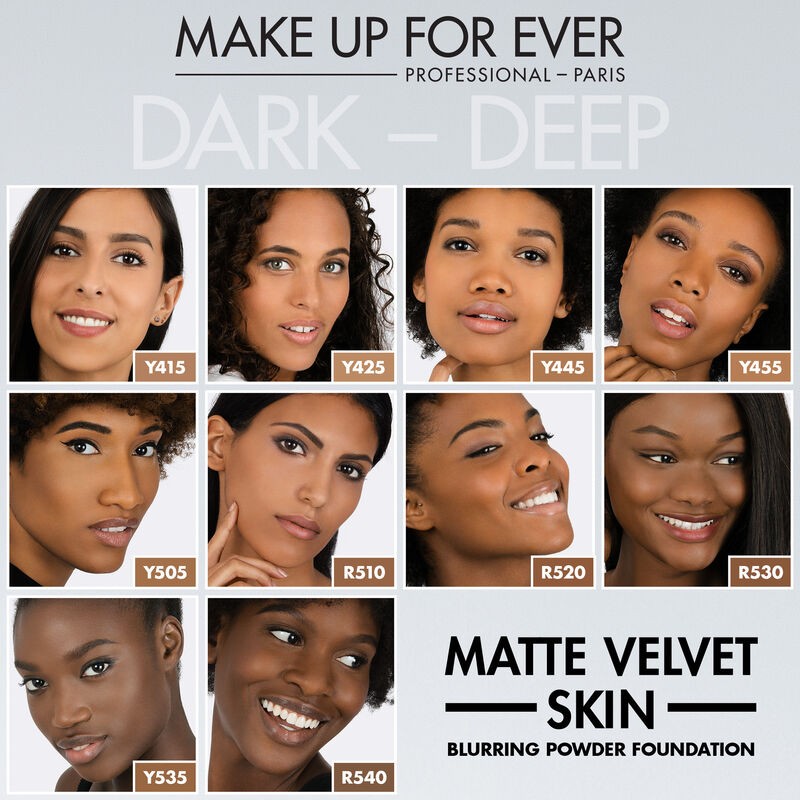 Make Up for Ever HD Skin Matte Velvet Undetectable Longwear Blurring Powder Foundation - 4N75 Truffle - 0.3 oz