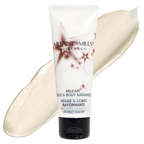 Melanie Mills Hollywood Gleam Face & Body Radiance All In One Makeup, Moisturizer & Glow Opalescence