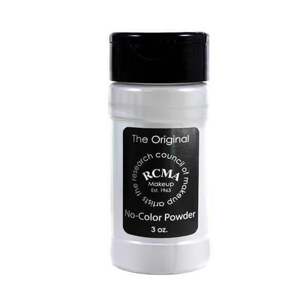 RCMA No Color Powder is the perfect universal setting powder. It comes in a clear 3oz shaker bottle and contains no pigment and won’t cause any flash back.