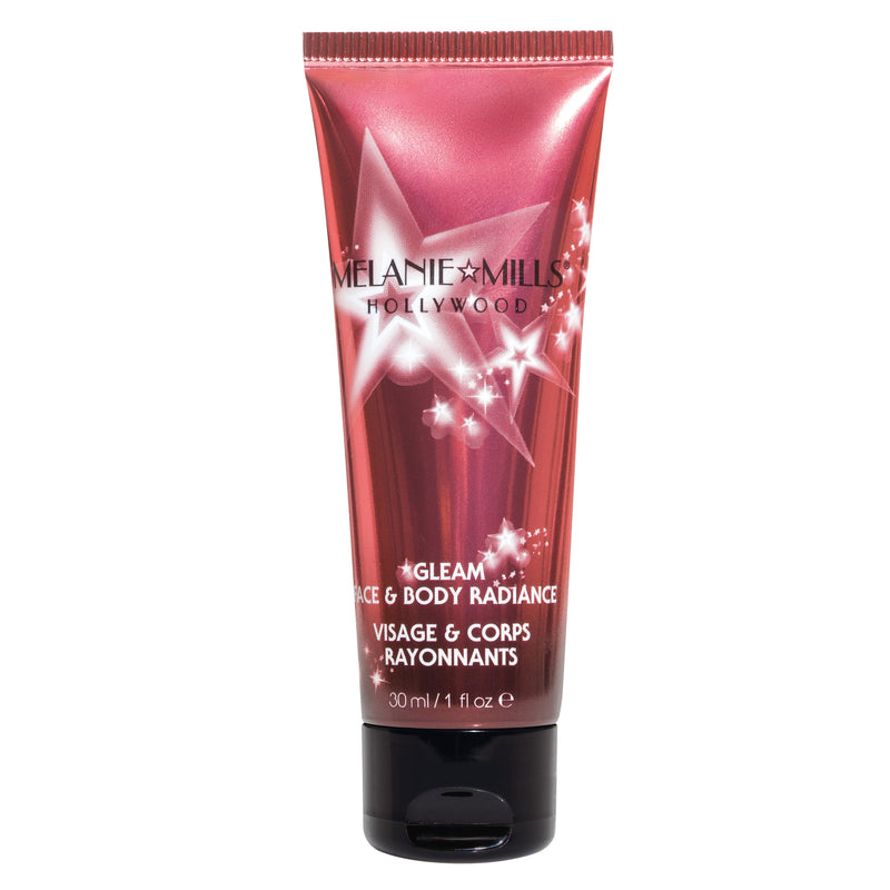 Melanie Mills Hollywood Gleam Face & Body Radiance All In One Makeup, Moisturizer & Glow Rose Gold
