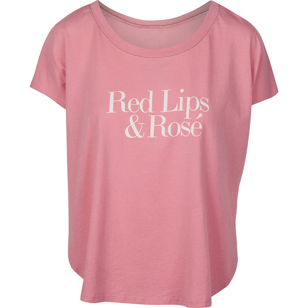 Stilazzi Tee Red Lips & Rosé Fig