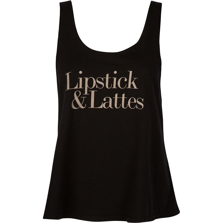 Stilazzi Tank Lipstick & Lattes Black