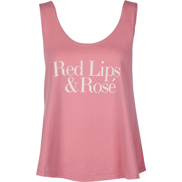 Stilazzi Tank Red Lips & Rosé Fig