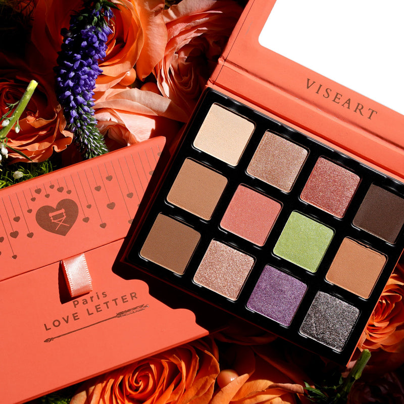 Viseart Eyeshadow Palette Paris Love Letter Étendu